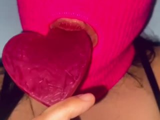 Naughty schoolgirl uniform lingerie fantasy after school with a lollipop (Jennyfer Quenn)