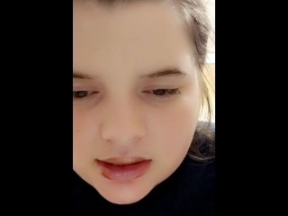 Big Lip gloss fetish