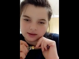 Big Lip gloss fetish