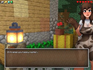 Minecraft Horny Craft - Part 2 - Hot CowGirl Make Ahegao And Strip By LoveSkySanHentai