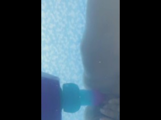 Pool dildo fun