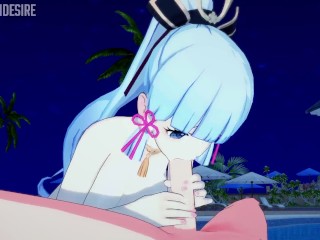 AYAKA COCK SUCKING BLOWJOB HENTAI GENSHIN IMPACT