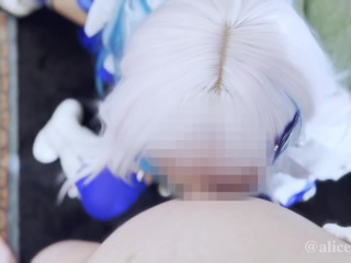 💙【Aliceholic13】 Japanese Cosplayer cumshot sex【個人撮影】ドスケベ淫乱皇女Vtuberのコスプレした痴女がバックで犯されて昇天【ありすほりっく】