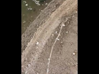 Peeing under bridges during our kayaking adventure 