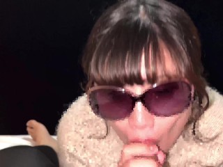 【個人撮影】チンポ大好きな後輩女子大生の濃厚フェラと口内射精