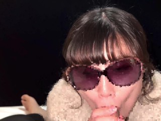 【個人撮影】チンポ大好きな後輩女子大生の濃厚フェラと口内射精