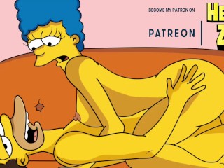 MARGE FUCKS HOMER'S FRIEND LENNY (THE SIMPSONS)