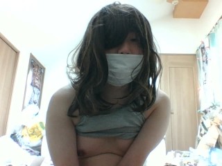 地味な貧乳ぽっちゃりメンヘラ人妻が音楽をかけながら乳首いじりオナニー1時間耐久【安眠】