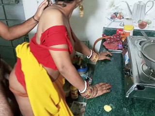 Owner Rough Fucking Maid Girl Who Cooking Food In Kitchen Porn In Hindi Voice