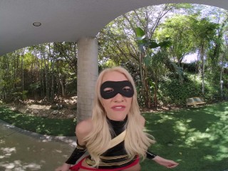 Busty Kenna James As CAROL DANVERS Breaks Brainwashing With Fuck VR Porn