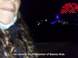 Fucking in the Planetarium of Buenos Aires. They discover us!