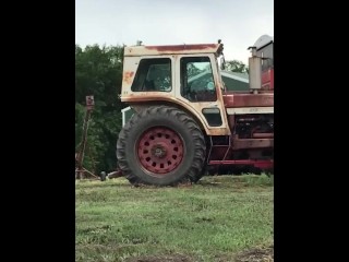 Pissing in the country of Nebraska 