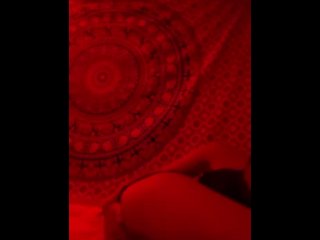 Vibrator and Red Lights (message me on Onlyfans for FULL video)