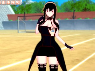 【エロゲーコイカツ！】SPYヨル・フォージャー3DCG巨乳アニメ動画[Hentai Game Koikatsu! スパイファミリー Yor Forger]