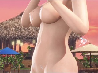 Dead or Alive Xtreme Venus Vacation Tsukushi Nude Fanservice Appreciation p