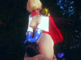 wonder woman fucks power girl part 1