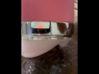 SEX TOY TEST with ruined orgasm: Mouth Masturbator with suck-effect 14,5cm