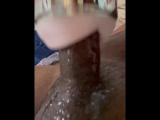 SEX TOY TEST with ruined orgasm: Mouth Masturbator with suck-effect 14,5cm