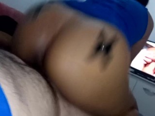 how delicious to see a bitch taking cock in the ass in porno jumping non-stop smashing my pussy