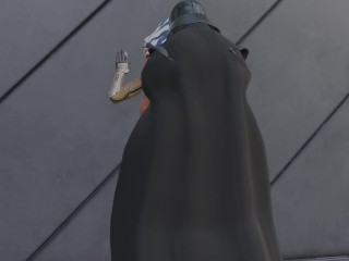 Ahsoka Tano ANAL X Darth Vader - Star Wars Cosplay 3D Hentai - POV, Doggystyle Against Wall