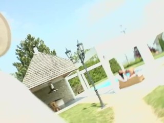 Jenny Baby EURO Anal Petite Baby slut&Mike Angelo, David Perry outdoor, great ass, brunette Teaser#1