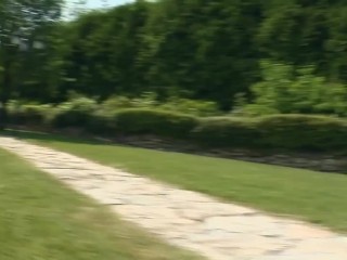 Jenny Baby EURO Anal Petite Baby slut&Mike Angelo, David Perry outdoor, great ass, brunette Teaser#1