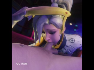 Mercy Relaxing Romantic Blowjob. GCRaw. Overwatch