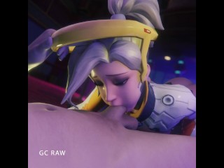 Mercy Relaxing Romantic Blowjob. GCRaw. Overwatch