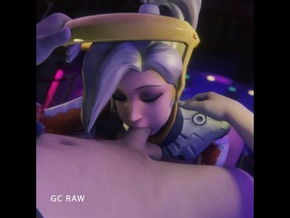 Mercy Relaxing Romantic Blowjob. GCRaw. Overwatch