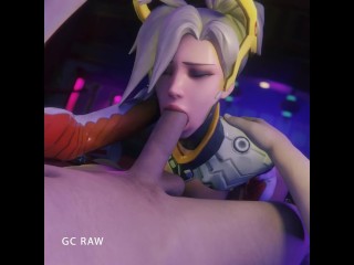 Mercy Relaxing Romantic Blowjob. GCRaw. Overwatch