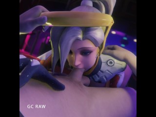 Mercy Relaxing Romantic Blowjob. GCRaw. Overwatch