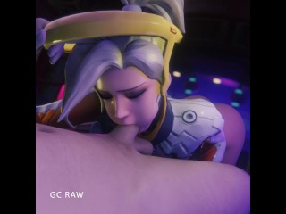 Mercy Relaxing Romantic Blowjob. GCRaw. Overwatch