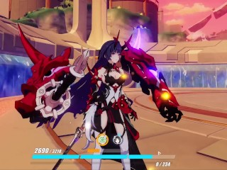 Raiden Mei Herrscher of Thunder - ryona Honkai Impact 3rd