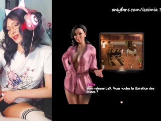 (Part 69) He cums on Pricia's face and Naomie licks it ( porngameTreasure of nadia )