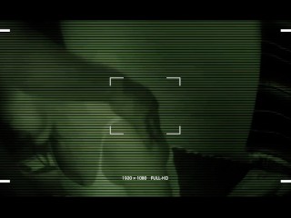 Night vision shows an amazing blowjob, she knows how to suck