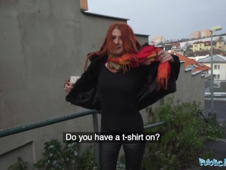 Public Agent Hot Redhead with a Fantastic Bubble Butt Fucked by a Stranger