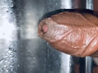 Long clear sink pissing after Cumshot in the morning @Burdi69 watch me 