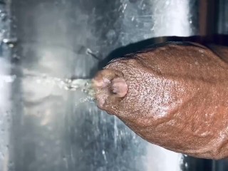 Long clear sink pissing after Cumshot in the morning @Burdi69 watch me 