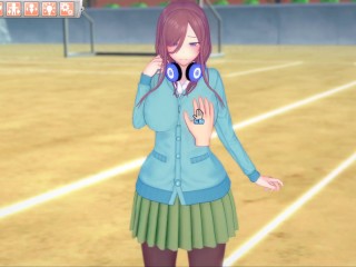 【エロゲーコイカツ！】五等分の花嫁 中野三玖3DCG巨乳アニメ動画[Hentai Game Koikatsu! 5 toubun no hanayome Miku Nakano]