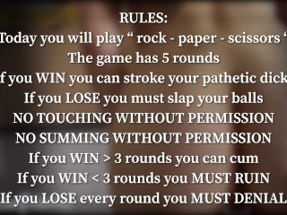 ADULT JOI - ROCK _ PAPER _ SCISSORS GAME