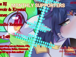 Double BJ | Gardevoir x Krystal Fox x Listener (Erotic Furry Threesome Audio)