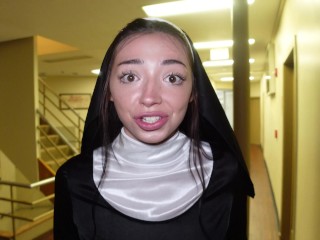 Naughty NUNS Tight PUSSY Gets CREAMED