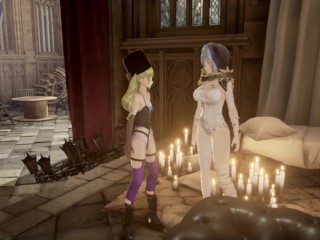 Code Vein Mia and Io Skirtless Mod Fanservice Appreciation p