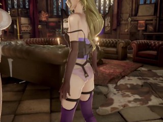 Code Vein Mia and Io Skirtless Mod Fanservice Appreciation p