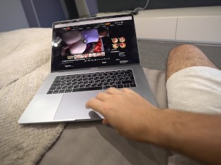 stepsis caught me watching porn and helps me cum inside