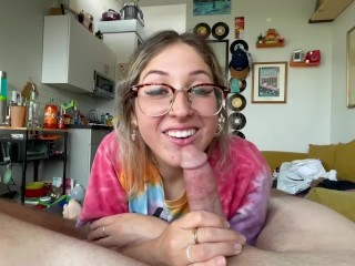 OnlyFans girl sucks my dick during interview!!!