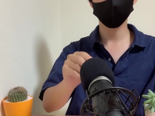 【耳かきASMR】綿棒で片耳だけ掃除！ボリボリ音で脳がぞわぞわ！【音フェチ】