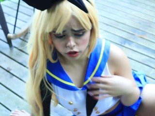 Shimakaze get milk in all her holes