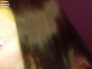 CloseUP blowjob and tip licking