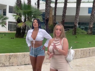 UberSex Cartagena - Estrellas porno reciben servicio premium - Sara, Mariana y Kourtney